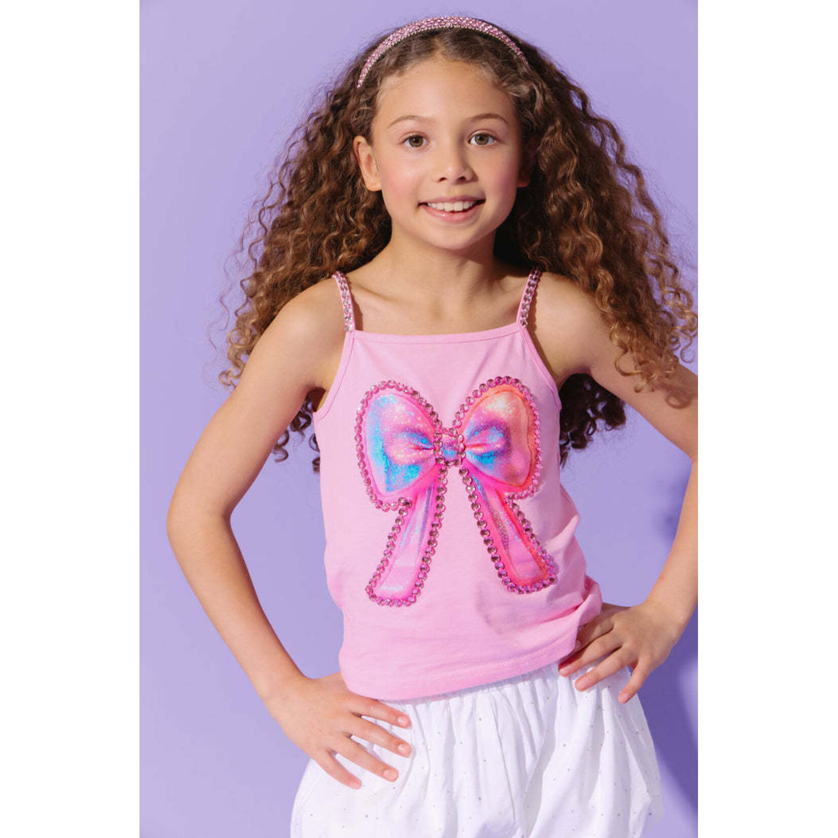 Lola & The Boys Lola & The Boys Pretty in Bow Tank Top