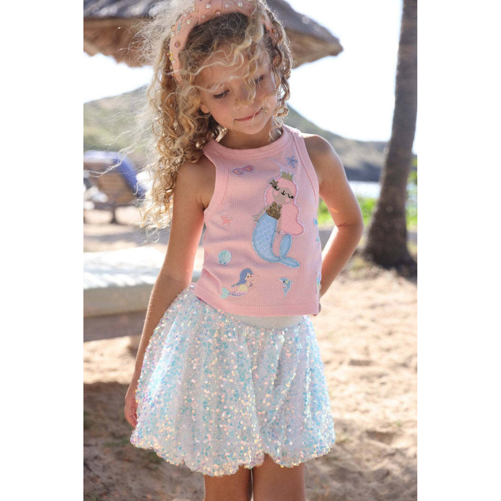 Lola & The Boys Lola & The Boys Mermaid Patch Tank