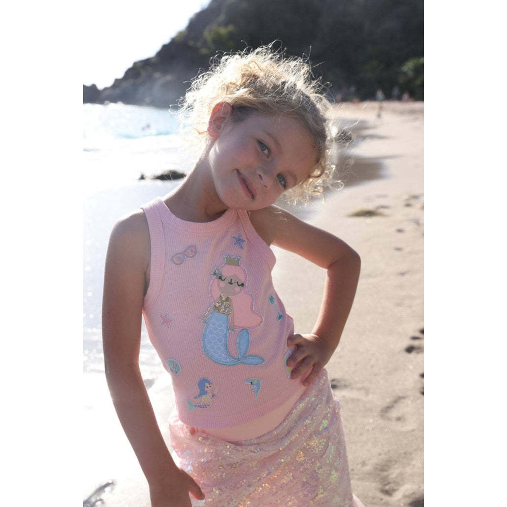 Lola & The Boys Lola & The Boys Mermaid Patch Tank