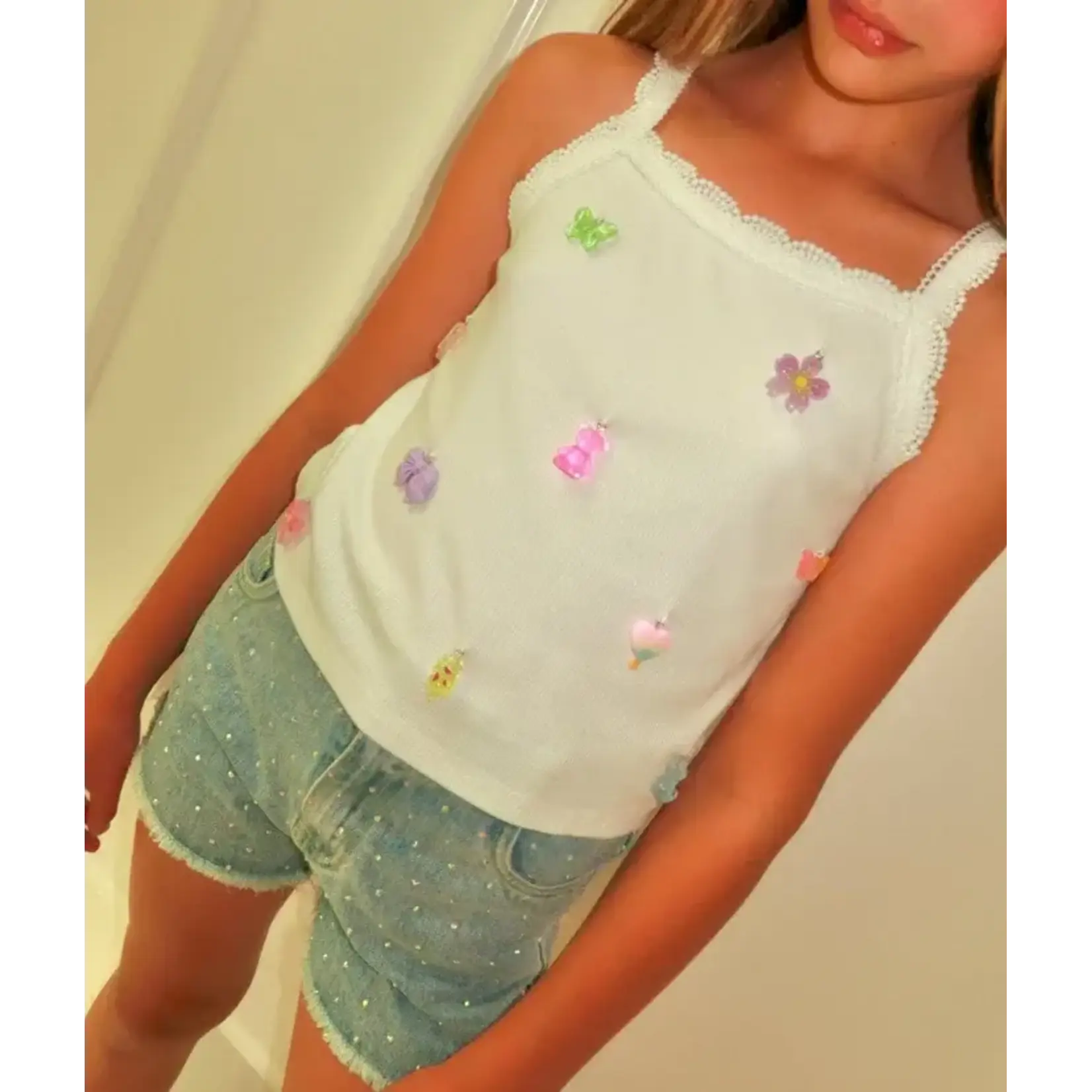 Lola & The Boys Lola & The Boys Cutie Charm Tank Top