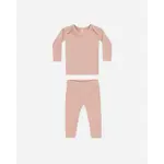 Quincy Mae Quincy Mae Ribbed Tee And Legging Set