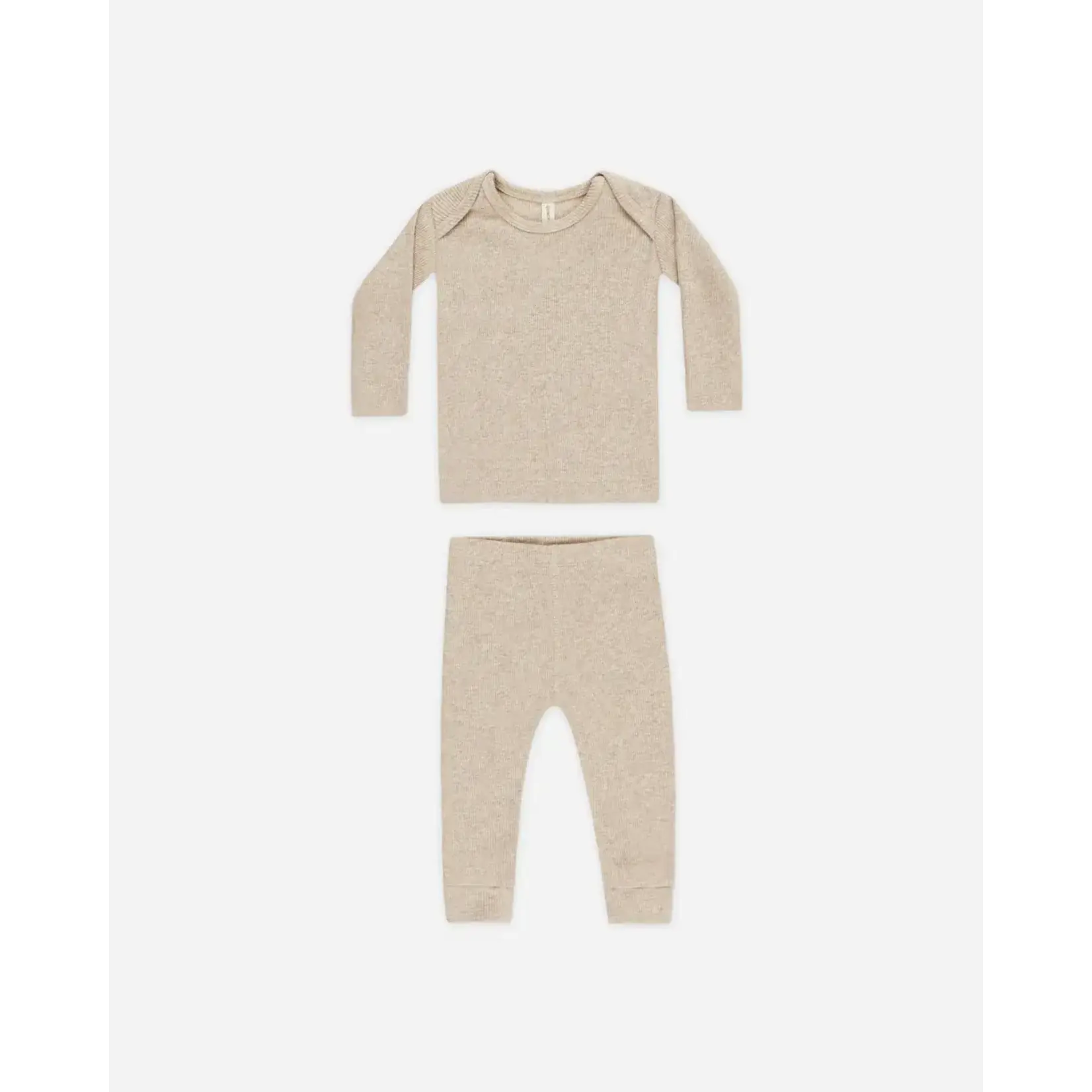 Quincy Mae Quincy Mae Ribbed Tee And Legging Set