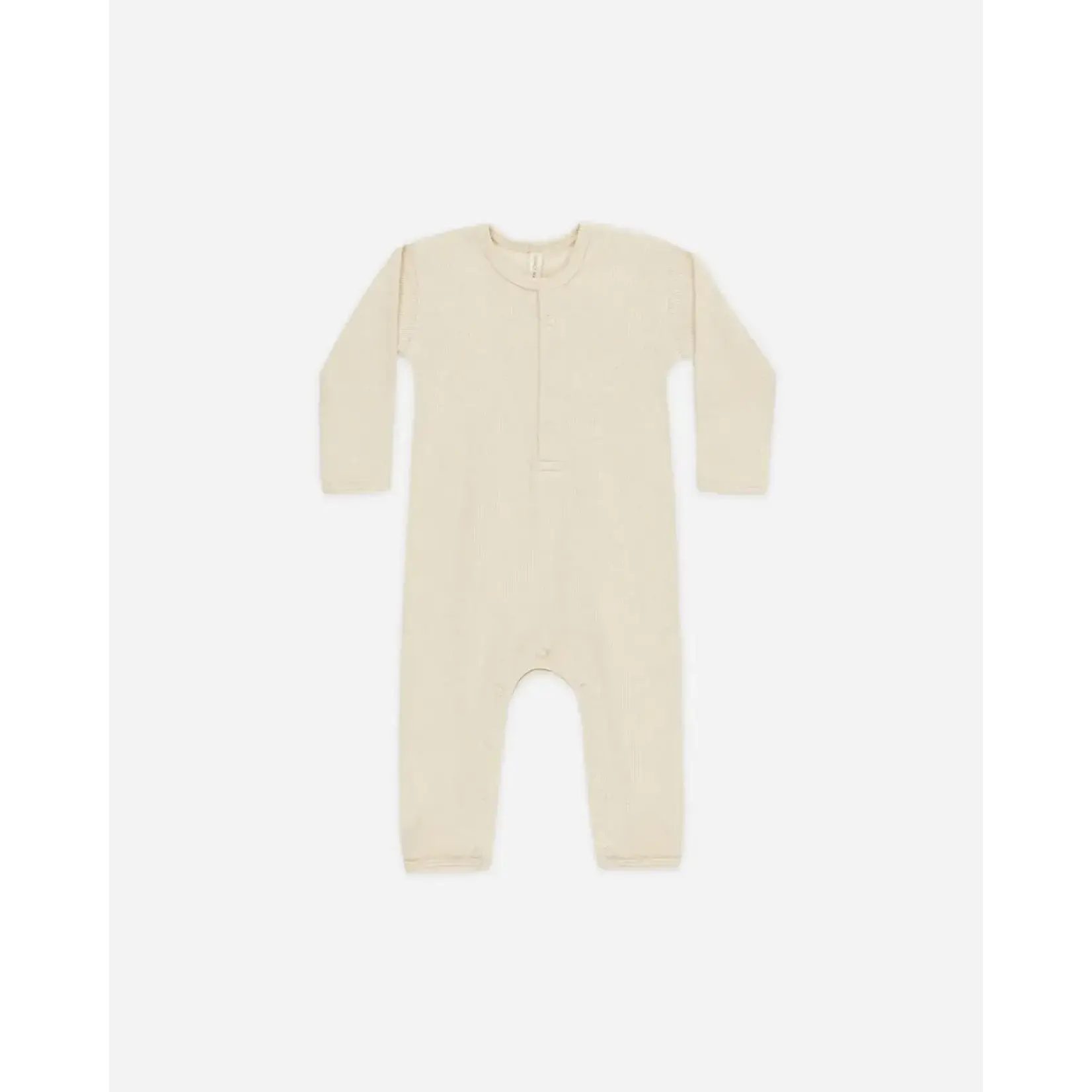 Quincy Mae Quincy Mae Ribbed Baby Jumpsuit