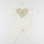 Oh Baby! Oh Baby Poppy Spring Ruffle Heart 2pc Set