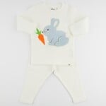 Oh Baby! Oh Baby Cream Profile Bunny With Carrot 2pc Set