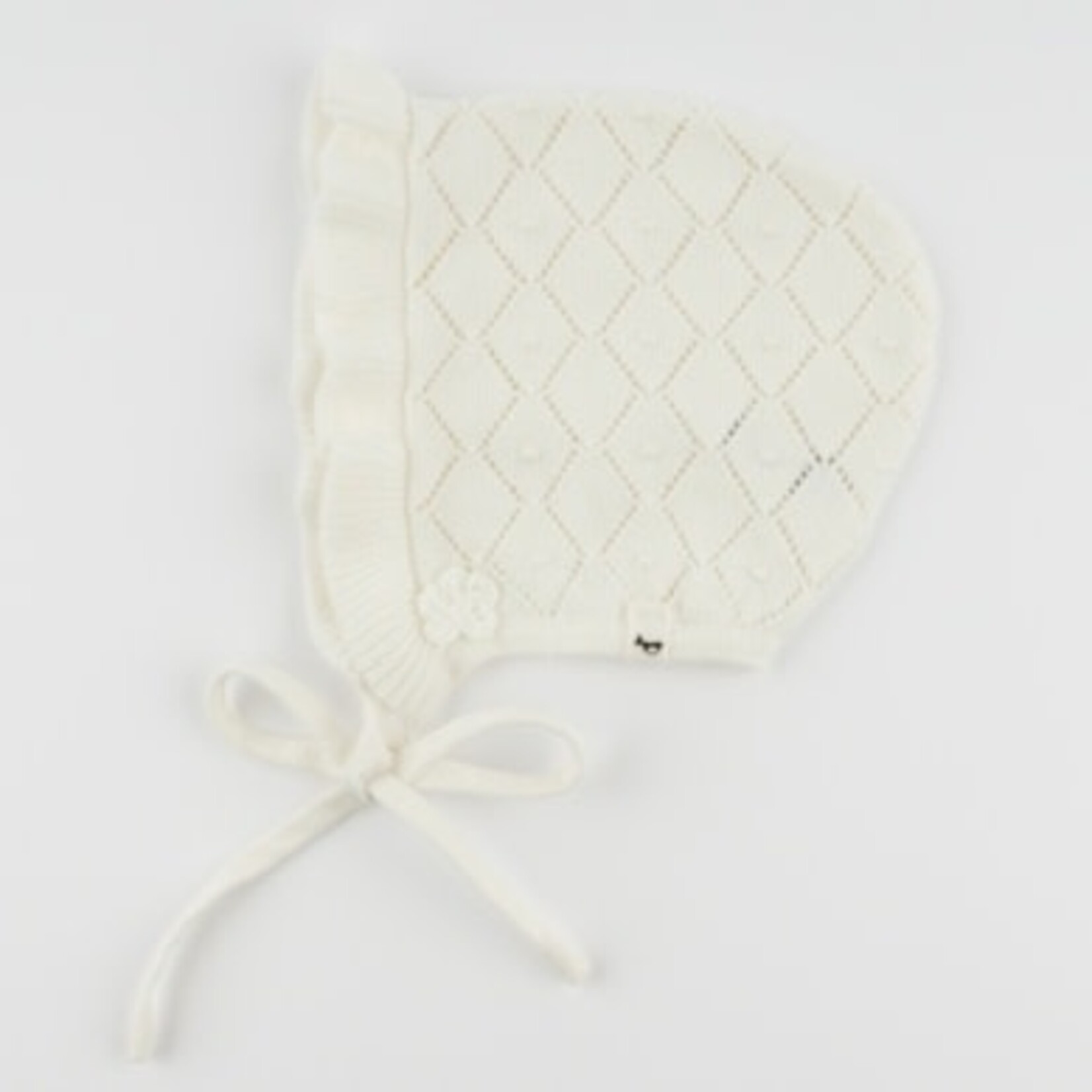Oh Baby! Oh Baby Oyster Diamond Stitch Knitted Bonnet