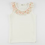 Oh Baby! Oh Baby Oyster Poppy Sprig Blush Bella Collar Tank