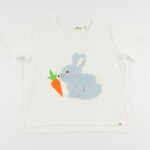 Oh Baby! Oh Baby Oyster Profile Bunny With Carrot Raw Edge Tee