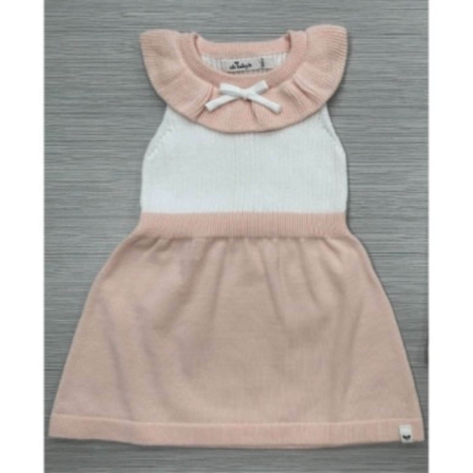 Oh Baby! Oh Baby Pale Pink Victoria Knitted Dress