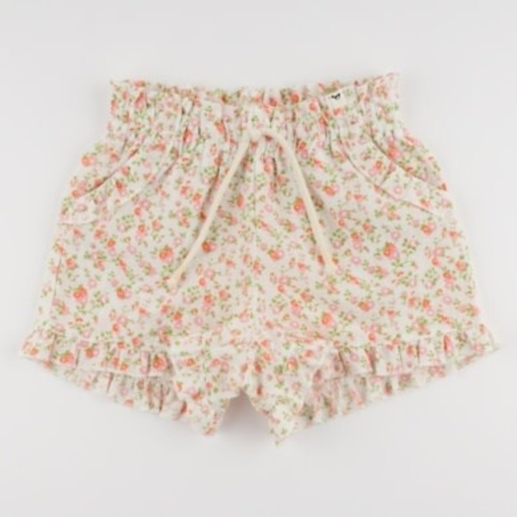 Oh Baby! Oh Baby Blush Poppy Sprig Delilah Ruffle Short