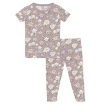 KicKee Pants Kickee Pants Sweet Pea Spring Floral Print Short Sleeve Pajama Set