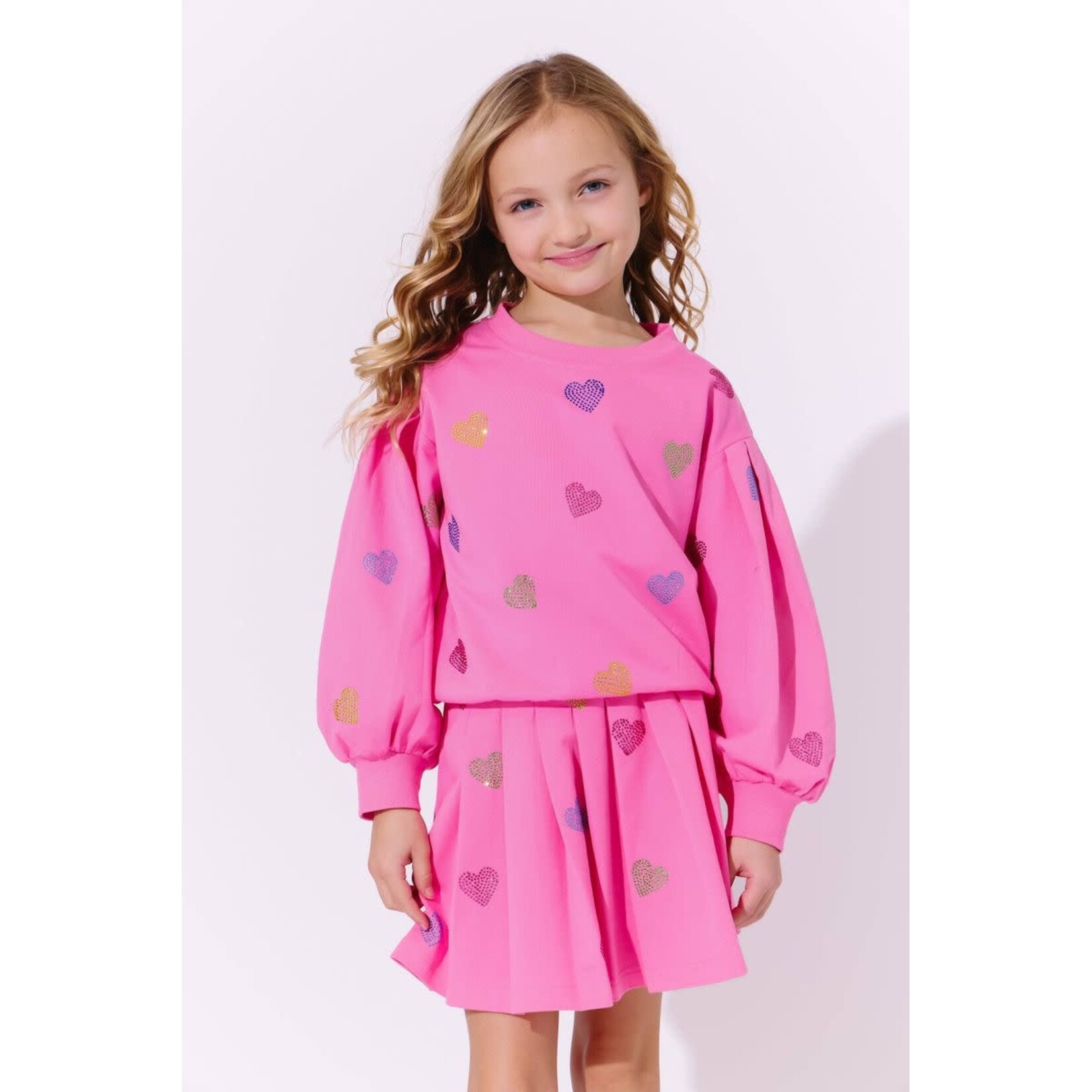 Lola & The Boys Lola & The Boys Pink Sparkle Hearts Set