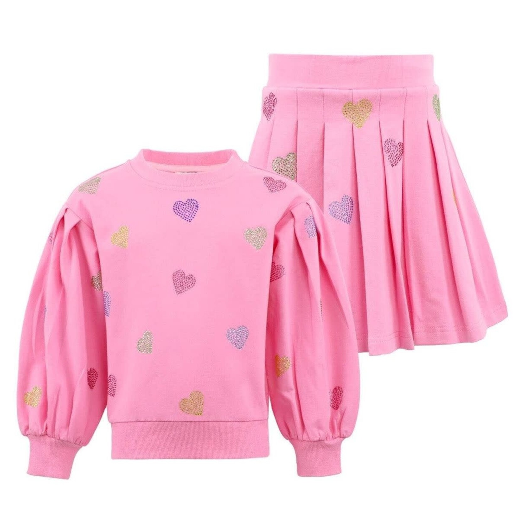 Lola & The Boys Lola & The Boys Pink Sparkle Hearts Set