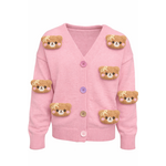 Lola & The Boys Lola & The Boys Plush Beary Cute Cardigan