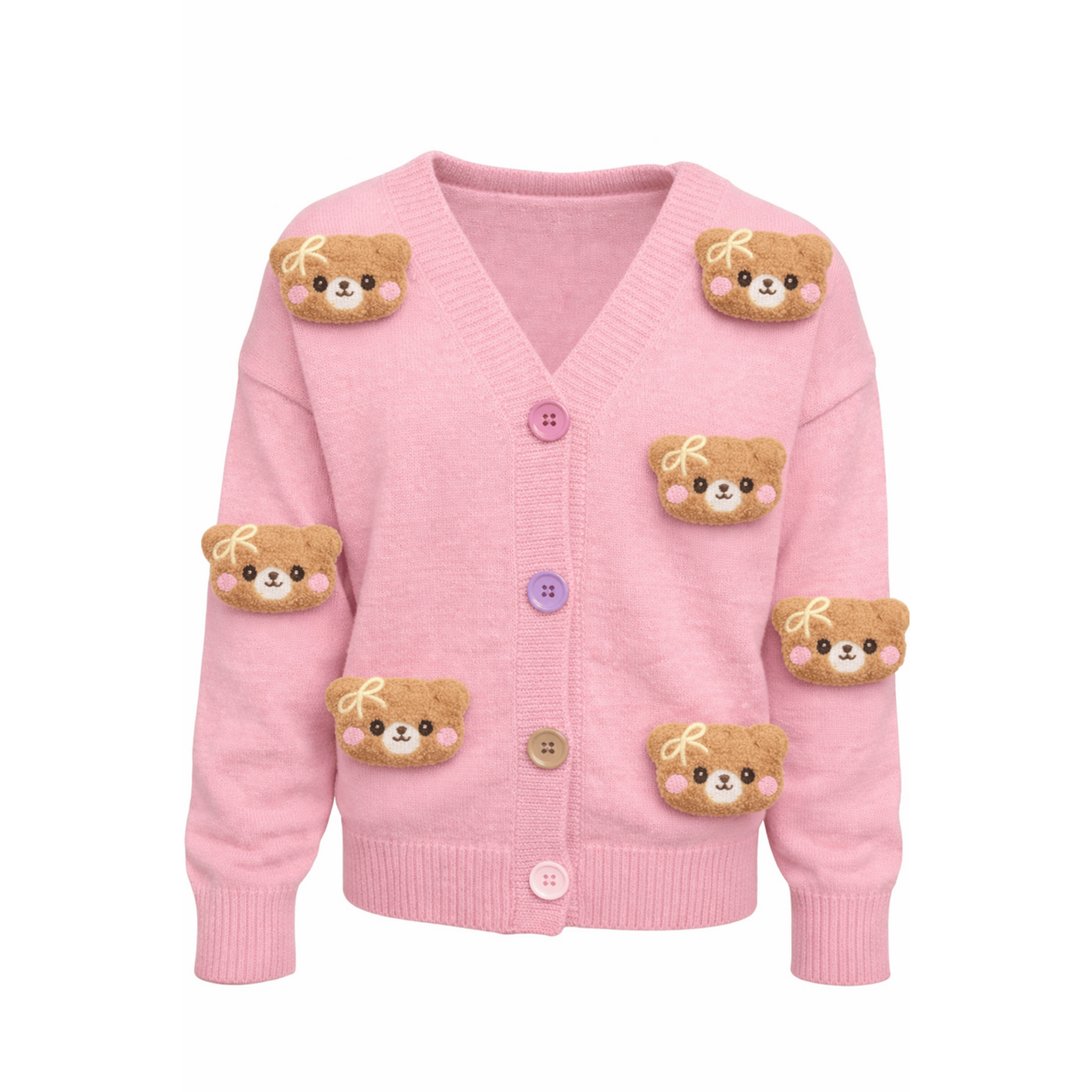 Lola & The Boys Lola & The Boys Plush Beary Cute Cardigan