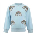 Lola & The Boys Lola & The Boys Sparkle Rainbow Sweatshirt