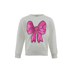 Lola & The Boys Lola & The Boys Pinky Big Bow Sweater