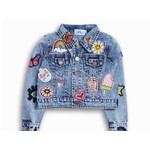 Lola & The Boys Lola & The Boys All About The Patch Crop Denim Jacket