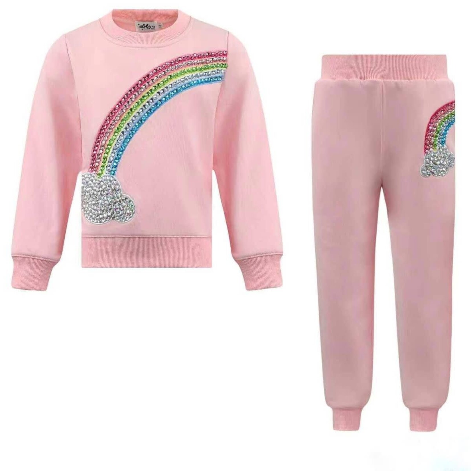 Lola & The Boys Lola & The Boys Rainbow Dreams Joggers Set