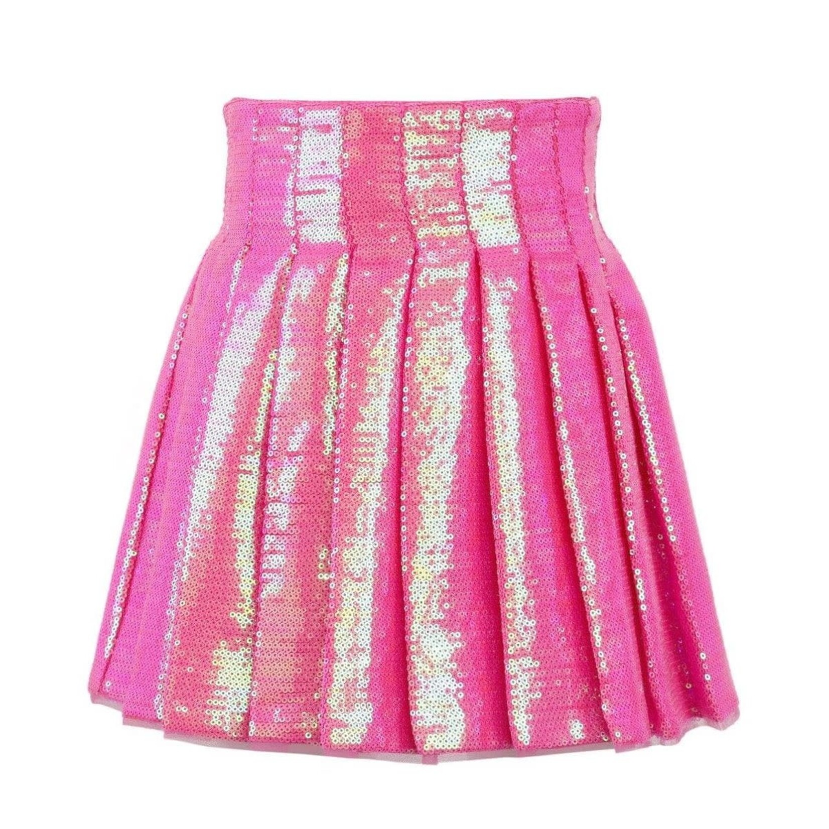 Lola & The Boys Lola & The Boys Pink Shimmer Sequin Skirt