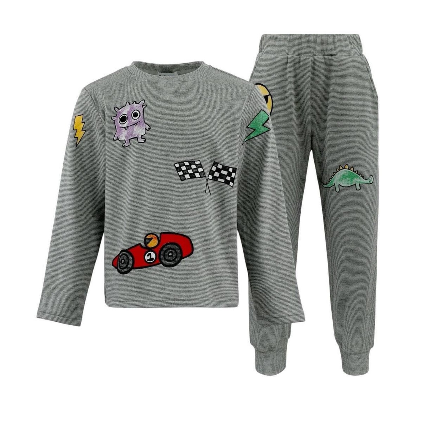 Lola & The Boys Lola & The Boys Boys Sticker Joggers Set
