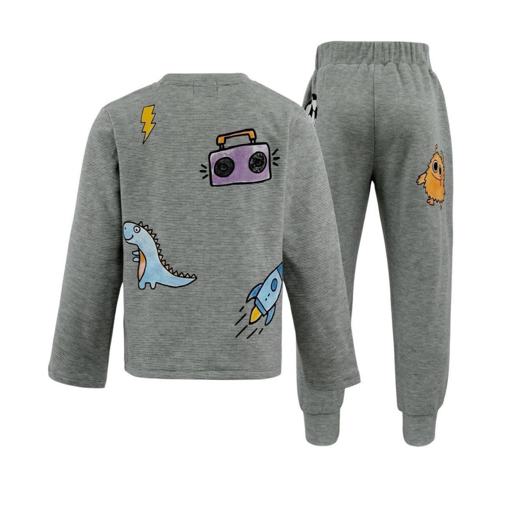 Lola & The Boys Lola & The Boys Boys Sticker Joggers Set
