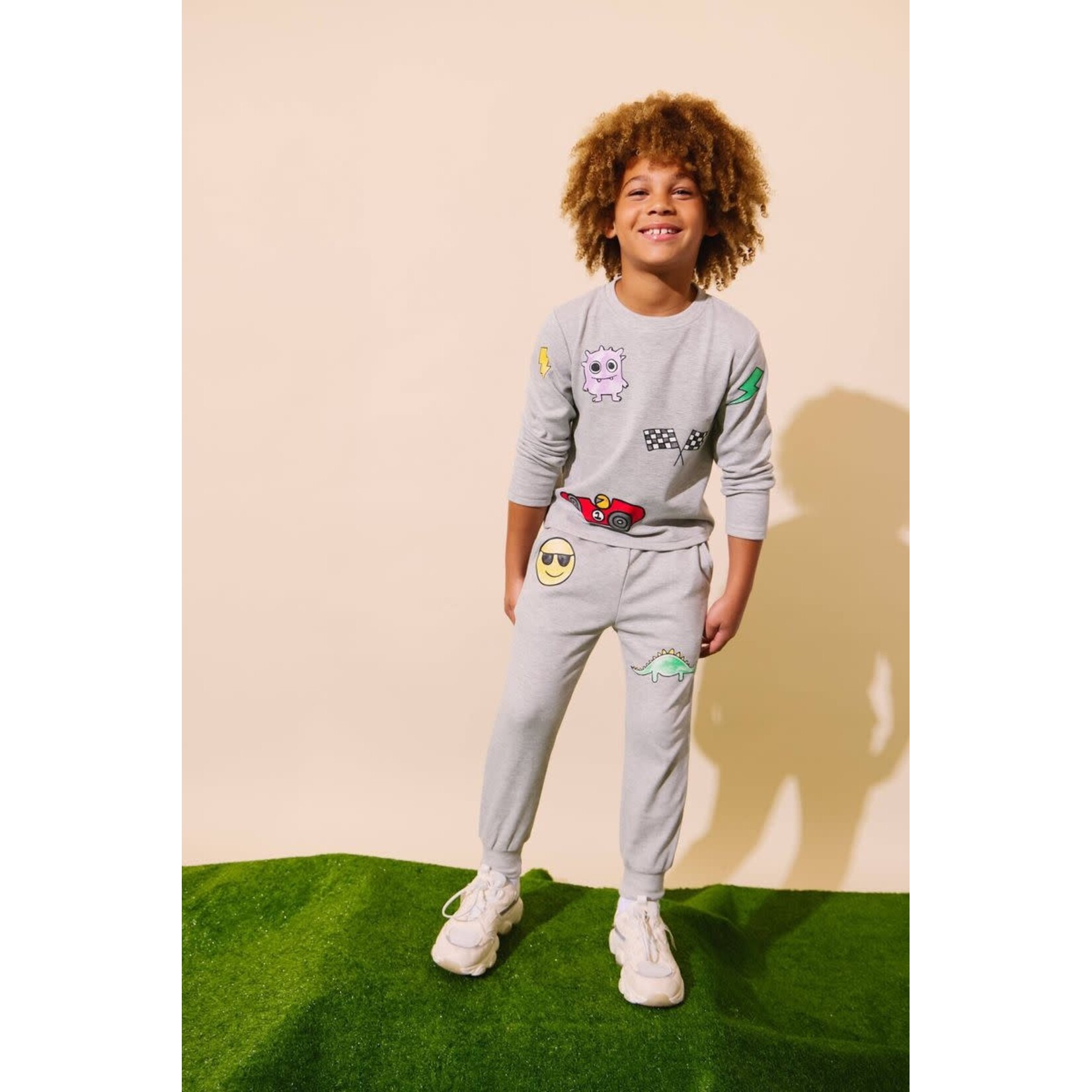Lola & The Boys Lola & The Boys Boys Sticker Joggers Set