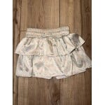 Theme Willow Garden Rose Yellow Satin Skort
