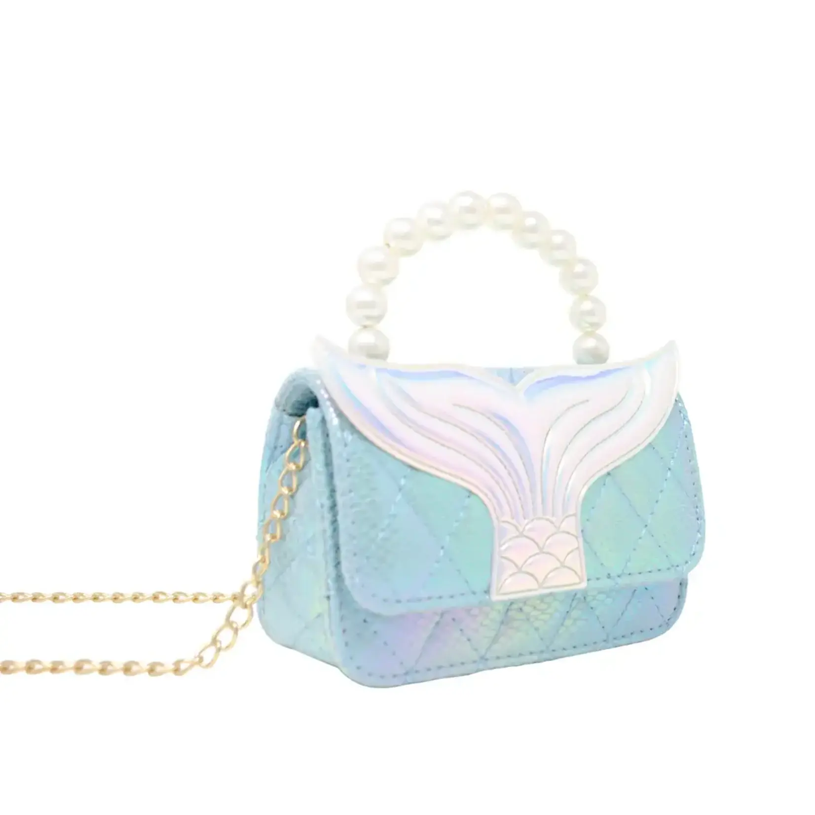 Zomi Gems Zomi Gems Mermaid Tail Pearl Handle Bag