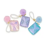 Zomi Gems Zomi Gems Mermaid Tail Pearl Strap Quilted Wallet With PomPom