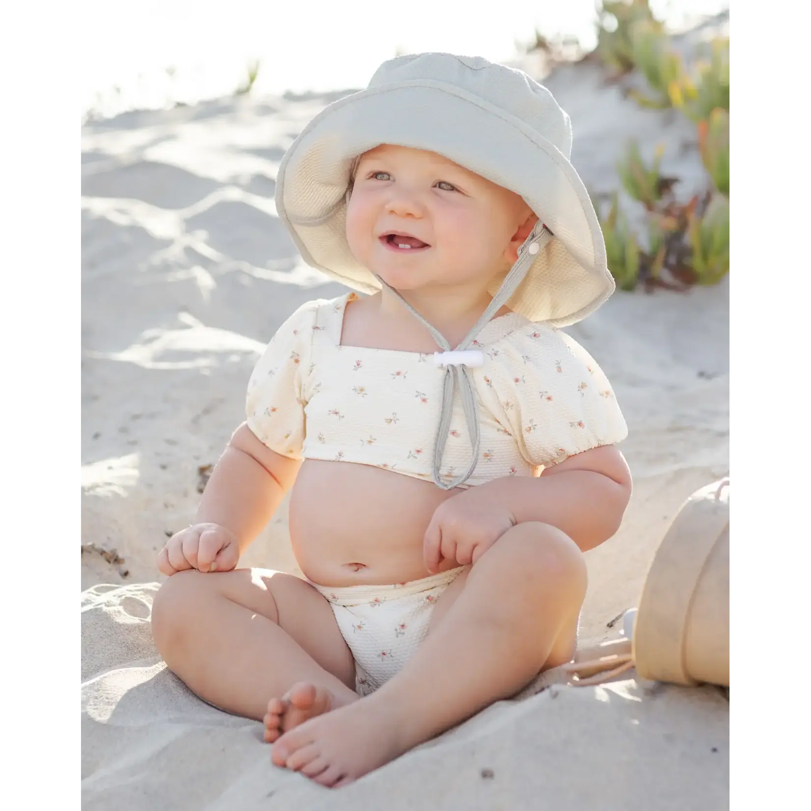 Quincy Mae Quincy Mae Ivory Zippy Two Piece Petit Fleur