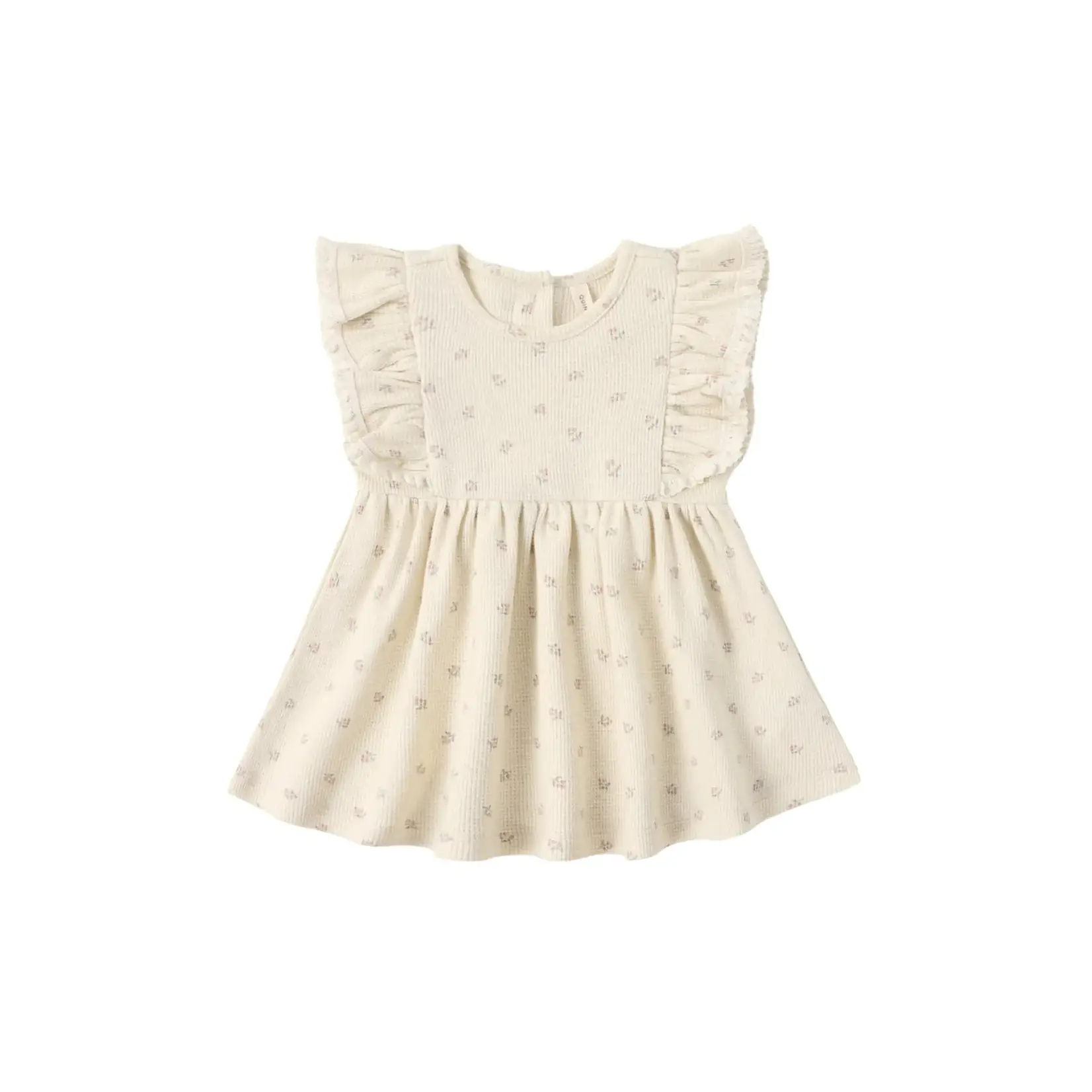 Quincy Mae Quincy Mae Natural Mauve Ditsy Daisy Dress