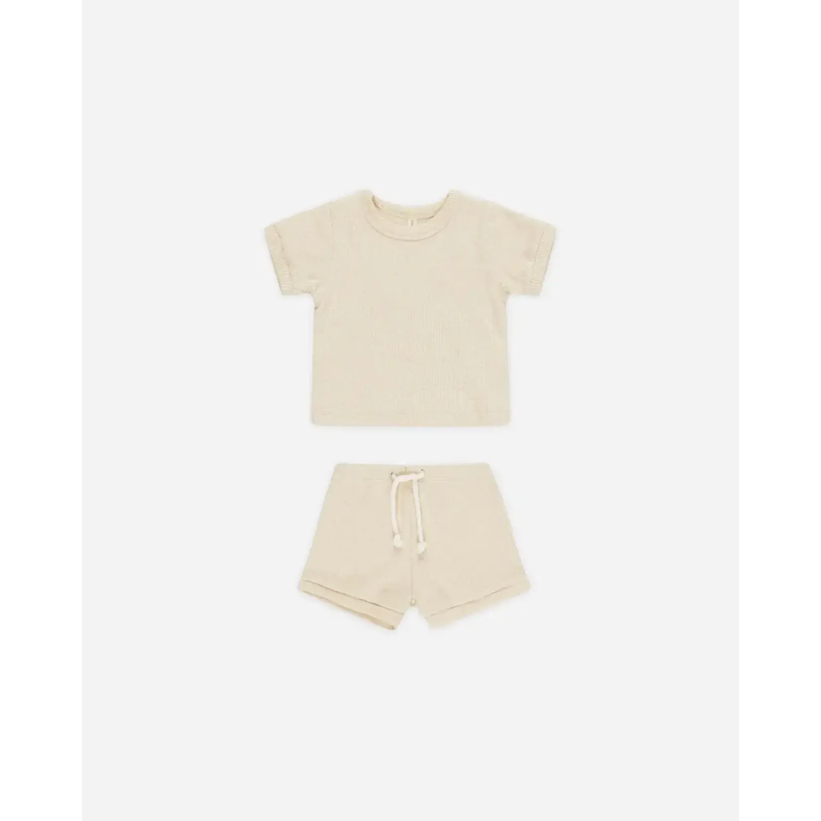 Quincy Mae Quincy Mae Ribbed Shortie Set