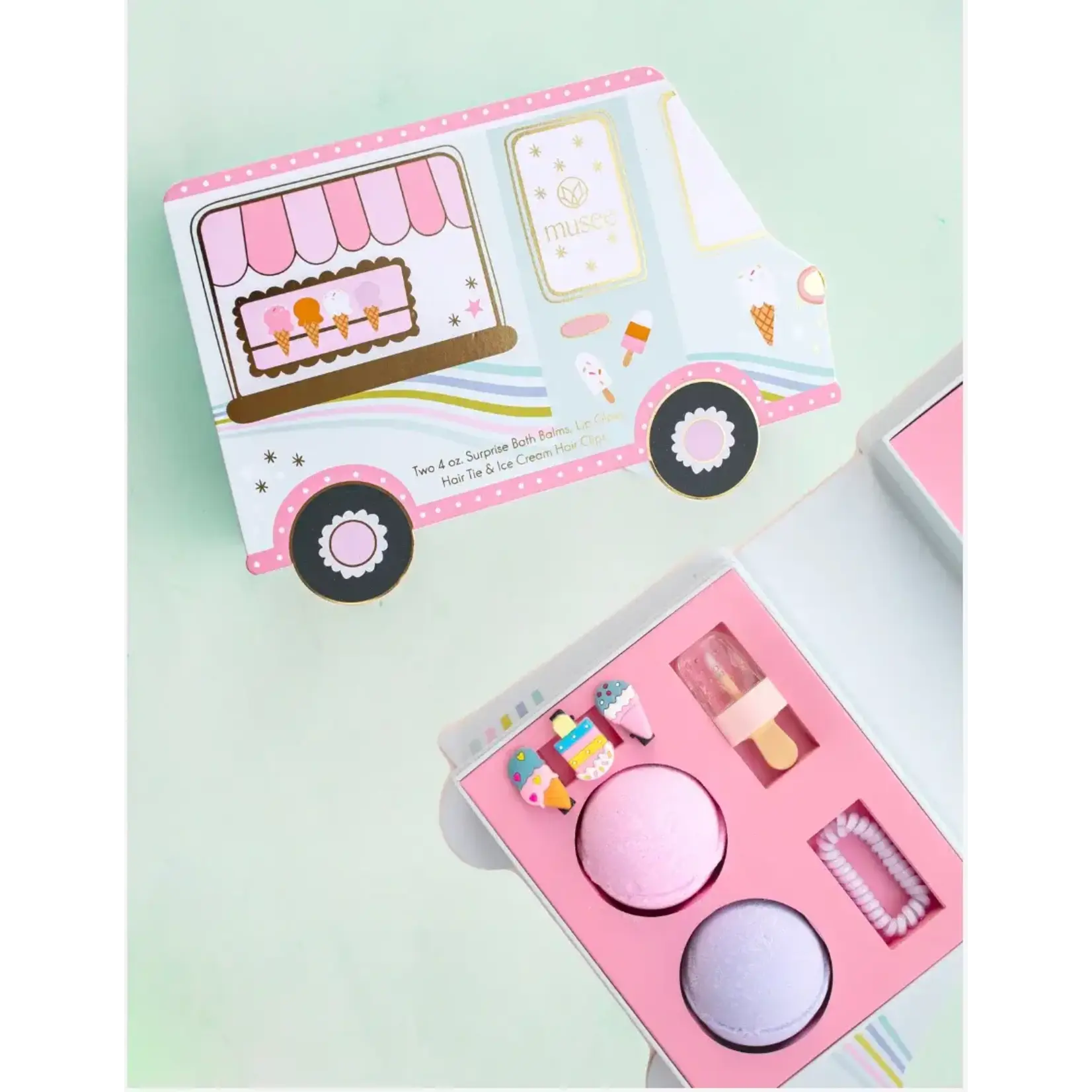 Musee Musee Ice Cream Truck Bath Balm & Accessory Set