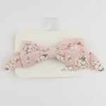 Oh Baby! Oh Baby Pale Pink Apple Blossom Scarlett Bow On Clip