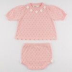 Oh Baby! Oh Baby Pink Bird Stitch Emmie Top & Short Set