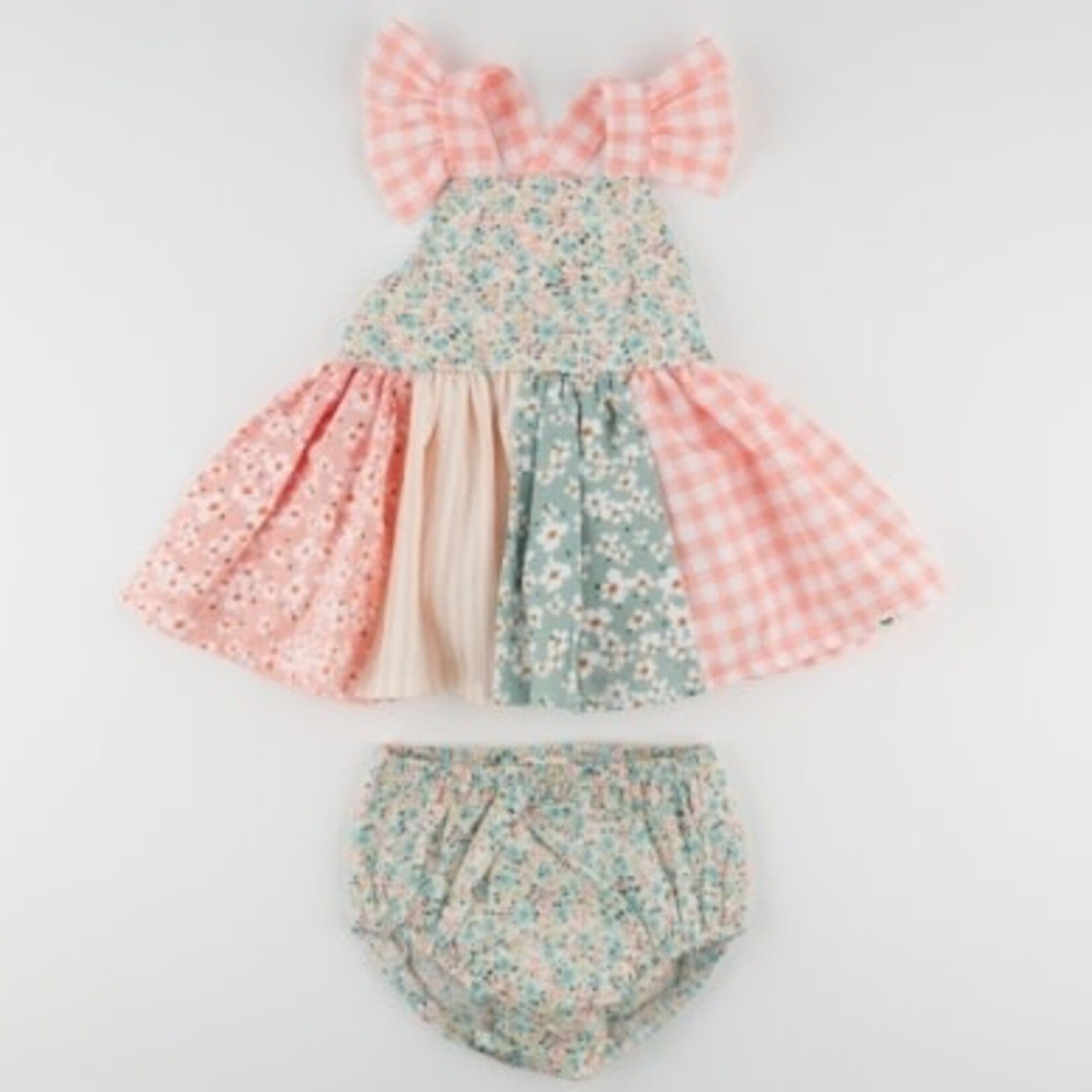 Oh Baby! Oh Baby Multiple Print Charlotte Party Dress & Panty