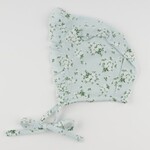 Oh Baby! Oh Baby Sky Blue Apple Blossom Ruffle Bonnet