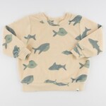 Oh Baby! Oh Baby Buff Fish Spring AOP Charlie Sweatshirt