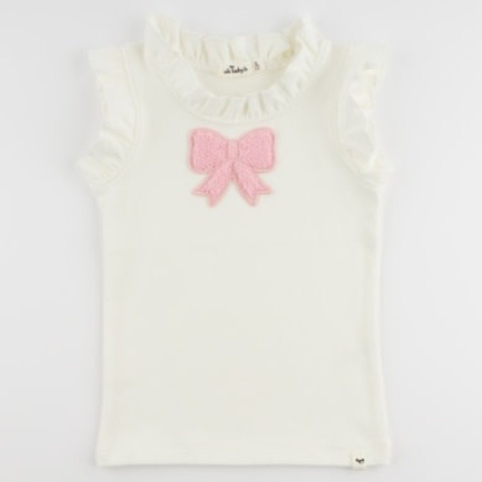 Oh Baby! Oh Baby Oyster Rebekah Tank With Chenille Bow Patch
