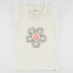 Oh Baby! Oh Baby Oyster Garden Party Ruffle Flower Rebekah Tank