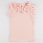 Oh Baby! Oh Baby Pale Pink Butterflies Appliques Rebekah Tank