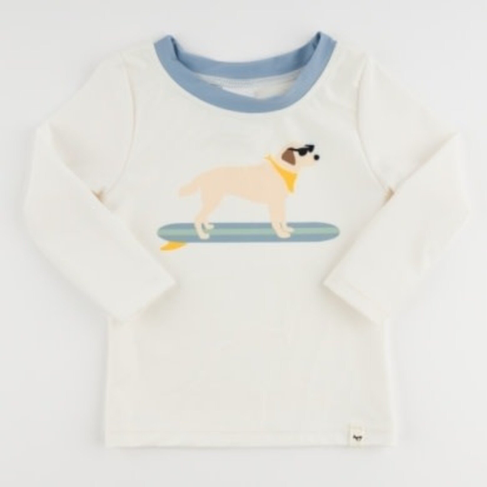Oh Baby! Oh Baby Oyster Surfing Dog Malibu Rashguard