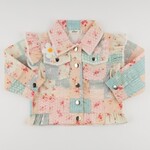 Oh Baby! Oh Baby Multiple Floral Patchwork Sabrina Ruffle Jacket