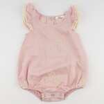Oh Baby! Oh Baby Dusty Pink Embroidery Bows Flutter Bubble