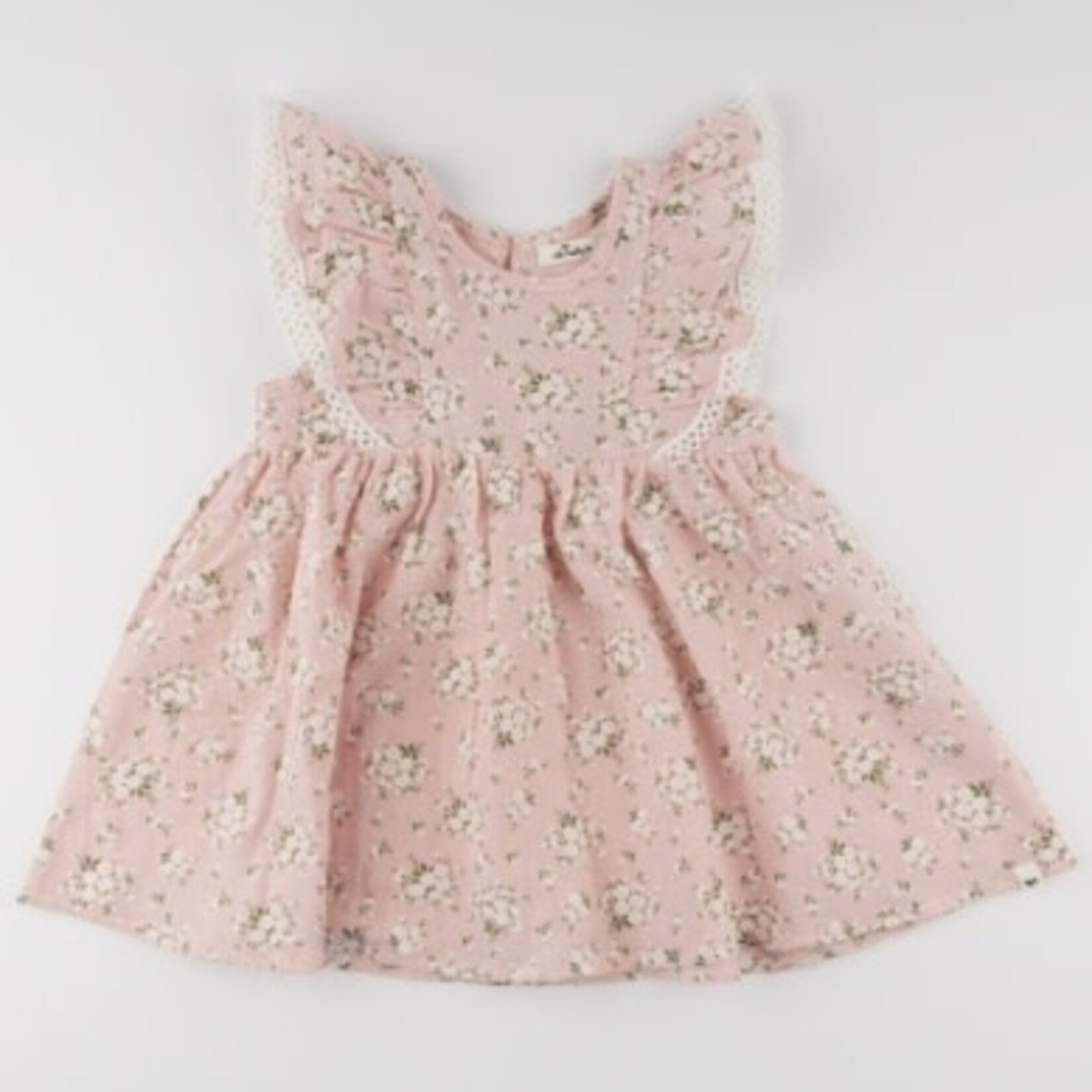 Oh Baby! Oh Baby Pale Pink Apple Blossom Minnie Dress