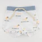 Oh Baby! Oh Baby Oyster Surfing Dog AOP Malibu Board Shorts