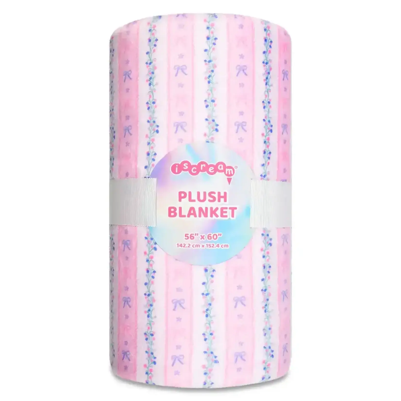 iscream Iscream Floral Stripes Plush Blanket