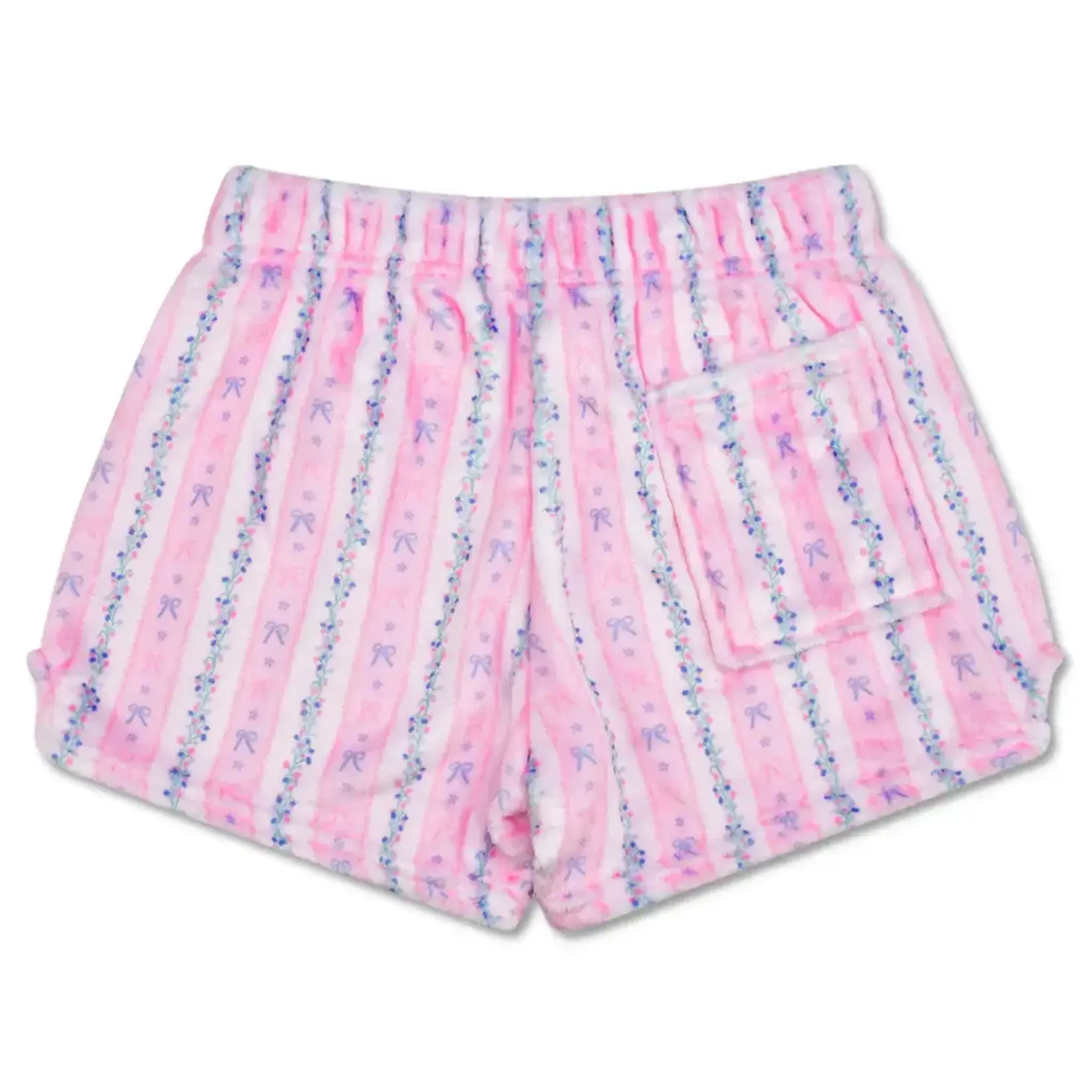 iscream Iscream Floral Stripes Plush Shorts