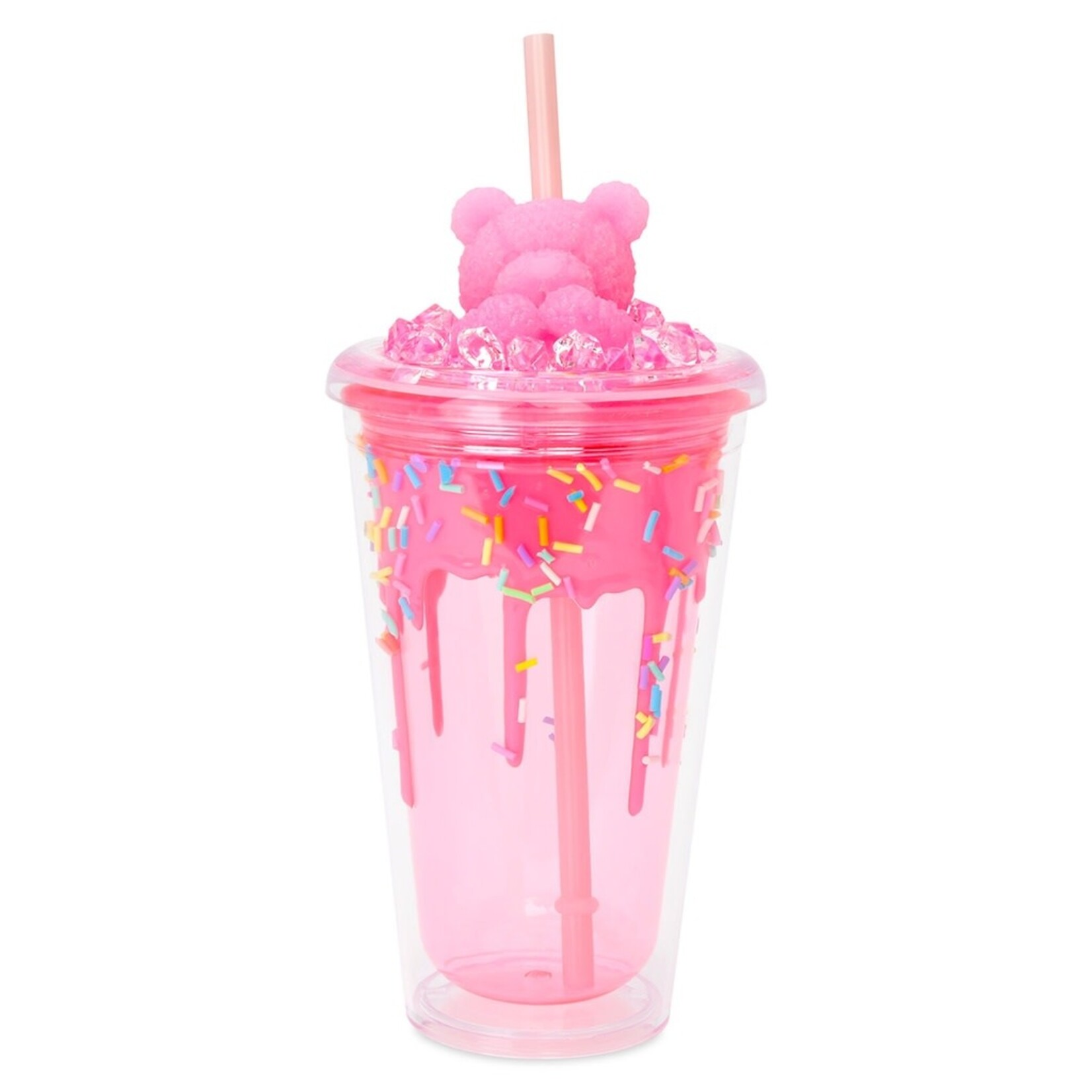iscream Iscream Pink Bear Sprinkles Tumbler